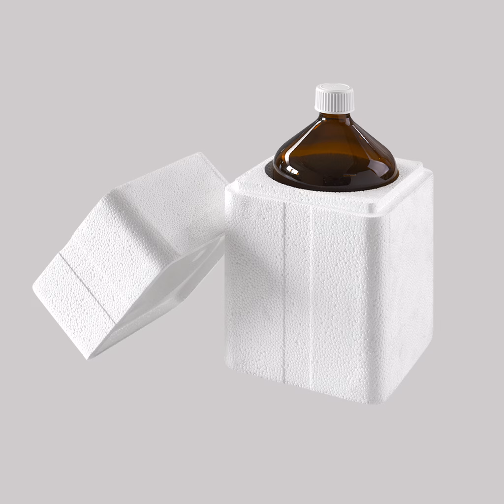 EPS-Vollverpackung für 1.000 ml DIN-Enghalsflasche