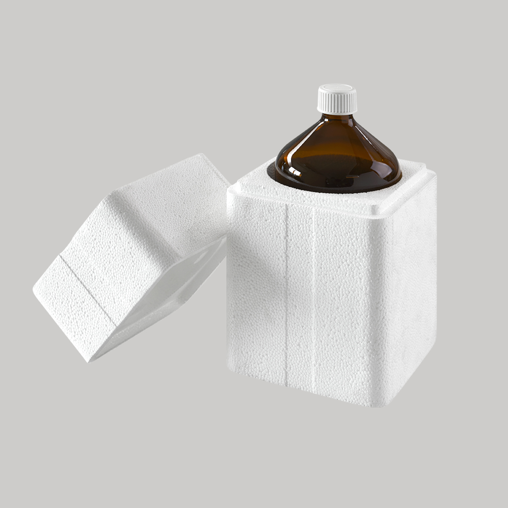 EPS-Vollverpackung für 1.000 ml DIN-Enghalsflasche