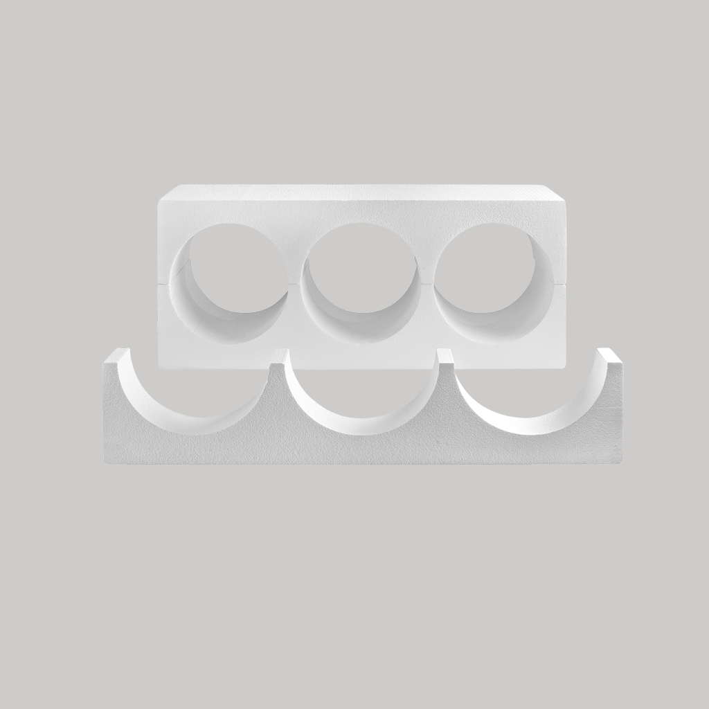 EPS-Zuschnitte zur Aufnahme von Rollen (rotationssymmetrische Körper)