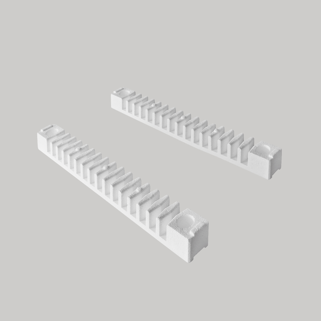 Zahnrechen für Glasplatten